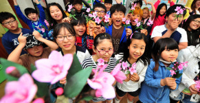 부모님께 드릴 꽃 만들었어요