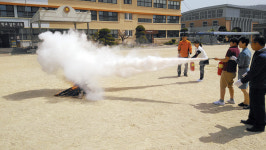 하남소방서, 고골초교 방문 공공기관 합동소방훈련 실시