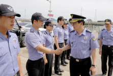 이원희 중부해경본부장, 영흥해경센터서 근무자 격려