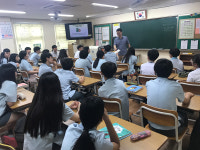 수원 칠보중 학생들, 담배는 백해무익