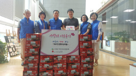 정우석 365건강한부곡의원, 라면 기탁