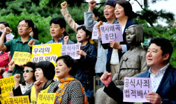 수원 수요문화제 일본 역사왜곡 규탄