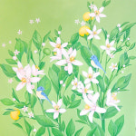 생동하는 봄 花사한 향기 발길 이끄네