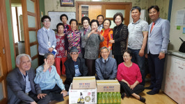 오산 세마동 8개 단체 연합회 경로당 11곳 방문·음식 전달 소외이웃 없는 마을 위해 노력