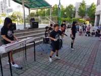 인천 만수초등학교 등굣길 음악회 개최