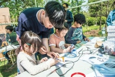 숲속 문화놀이터에서 에너지 충전