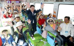 칙칙폭폭! 기차 타고 평화로 가는 길 광명이 가득