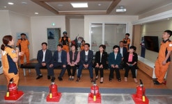 의왕시의회,  백운119센터 방문 체험 프로그램 참여·관계자 격려