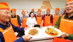 홀몸 노인 위한 맛있는 요리교실