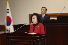 유옥분 구의원 동구 낙후된 원도심,  송림로터리역 신설돼야