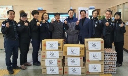 계산2동 자율방범대, 저소득층 10가구 생필품 전달