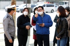 이용범 시의장, 계산·부현동초교 통학로 안전 청취
