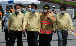 용인 물류센터 찾은 진영 행안부장관