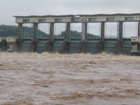 [포토] 수위 높아진 연천 군남댐