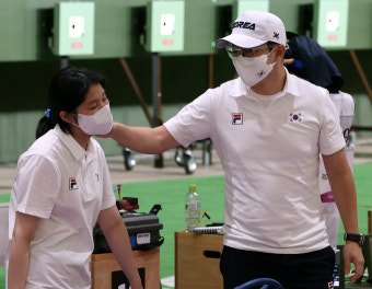 ‘사격 황제’ 진종오, 혼성 단체전도 탈락…도쿄올림픽 메달 실패
