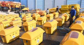 월동준비 준비하는 장안구청 안전건설과