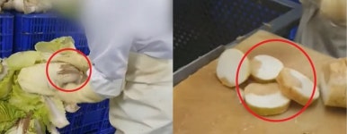 썩은 식자재 사용 한성식품, 온·오프라인 서둘러 제품 회수