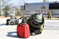 공군15비 EOD 요원, IED 대응 및 무력화 훈련 실시