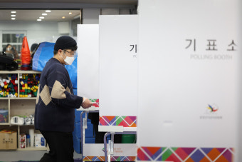 경기 오후 1시 투표율 59.5%…수원 팔달구 47.1% 가장 낮아