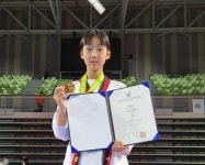 [전국소년체육대회] 태권소녀 이은선 “경기도 선수단 첫 금 기뻐요”