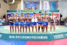 용인 백암중, 춘천소양강배 전국 씨름 우승