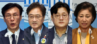 내년 총선도 ‘친명계?’…홍익표·김민석·남인순·우원식 원내대표 후보 등록