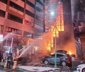 인천 남동구 호텔서 난 큰 불에 44명 부상…2명 중상