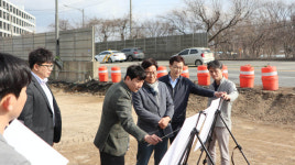 신동근 서구병 예비후보, 검단~드림로 및 검단~경명로 공사 현장 시찰