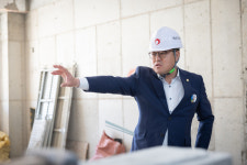 김현수 양주시의회 의원, 개교지연중인 율정중학교 현장 점검