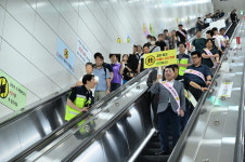 백경현 구리시장, 지하철 8호선 연장 구리역 현장 안전 점검