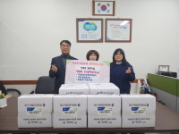 의왕농협주부대학총동문회, 떡국떡 10상자(40kg) 부곡동 주민센터에 기탁