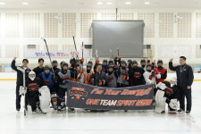 신상진 성남시장, 분당중 아이스하키부 격려 방문