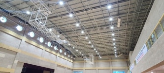 과천도시공사, 관문실내체육관 노후조명 개선공사 준공