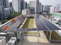 의왕도시공사, 백운커뮤니티센터 옥상 태양광 발전 설비 본격 가동