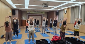 인천 미추홀구 숭의보건지소, 시니어 힐링 스트레칭 교실 운영