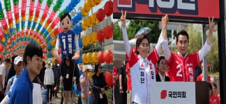 [6·3 이사람]포천 미래를 선택하라…여야 후보, 신읍오일장 대규모 유세전