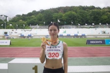 '단거리 여왕' 김주하, 2026 밀양아리랑 전국육상경기대회서 '금메달' 영예