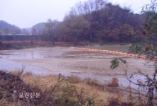 원주 기업도시 개발현장 공사장 관리 엉망