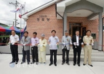 강릉 왕산면 고단2리 경로당 준공식 테이프컷팅