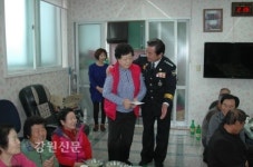 속초경찰서, 경로당 7곳 순회방문 화제