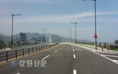 강릉옥계일반산업단지 진입도로 31일 준공