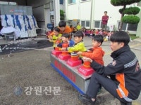 동해에덴어린이집원생 소방안전체험교실