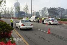 원주書, 출근길 숙취 음주단속 실시