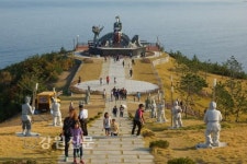 삼척 수로부인 헌화공원 각광