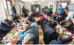 동해 송정동 우봉회, 경로잔치 개최