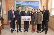 죽왕면번영회·자원봉사회, 이웃돕기 성금 기탁