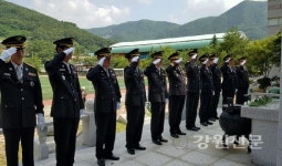 태백소방서, 태백중학교 학도병 충혼탑 참배