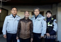 강릉교1동 서부지구대, 홀몸어르신 위문