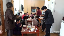 원주 일산바르게살기, 경로당 자장면 봉사