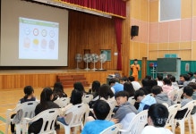 평창소방, 평창중학교 심폐소생술 교육